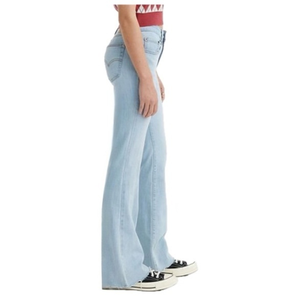 NWT Levi’s 726 Flare Jeans High Rise Hypersoft Raw Hem Distressed Size 20W $70